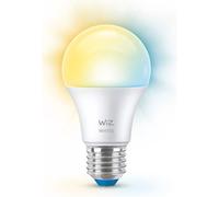 WiZ GU10 Smart LED Bulb - Sostituzione GU10 da 60W, sfumature di bianco, Wi-Fi/Bluetooth, controllo vocale/App, funziona con Google Home, Alexa e HomeKit, 1 lampadina