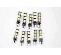 Lampadina LED Xenon T10 13SMD Senza Errori Canbus W5W Fari Diurni E Posteriori