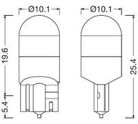 Lampadina, Luce abitacolo OSRAM 2825DWNB-2HFB per BMW 1 (E87) 2 2004-2007