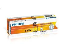 Lampada secondaria PHILIPS T3W 12V, 3W, 10 Pezzo