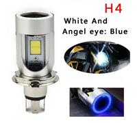 Lampadina Luci LED Super Luminosa Impermeabile 6000K 9003 Angel Eyes DC 12V-80V