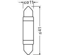 OSRAM LEDriving SL - C5W 41mm Principalmente per applicazioni targa/interni - CONFEZIONE DA 1 - Bianco freddo