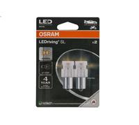 OSRAM LEDriving SL, P21W, Amber, Double Blister (2 lamps), LED Retrofit, offroad use only