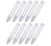 Lampadina Osram Dulux S 9W/827 2pin luce calda L. 16,5 CM. CONFEZIONE 10 PEZZI [EEK: G]