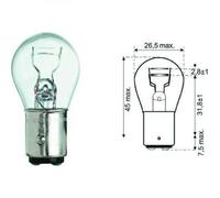 Lampadina P21/4W 12V 21/4W BAY15d