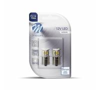 M-Tech BOMBILLAS LED BLANCO 12V P21W/BA15S
