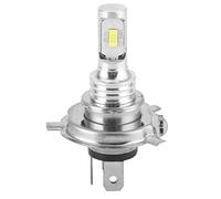 Lampadina per faro, 80W DC 12V-24V Fari fendinebbia per auto LED Chip lampadina per auto moto con spina H4(bianca)
