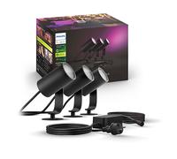 Philips Hue White and Color ambiance Lily Farett Smart per Esterni Antracite in Alluminio Kit Base Basso voltaggio