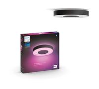 Philips Hue Infuse, Plafoniera LED smart, Grande, Nera | Luce bianca e colorata, 52.5 W, Dimmerabile, 16 milioni di colori, Smart Home, Controllo vocale via app