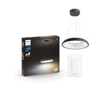 Philips Hue White Ambiance Amaze Lampada a sospensione LED con interruttore dimmer, nero
