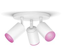 Philips Hue White & Color Ambiance Fugato Spot 3 flg. bianco 3x350lm, dimmerabile, 16 milioni di colori, controllabile tramite app, compatibile con Amazon Alexa (Echo, Echo Dot)