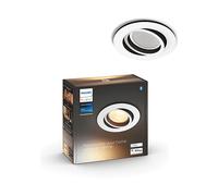 Philips Hue Milliskin Faretto da incasso a LED rotondo, bianco Philips Hue