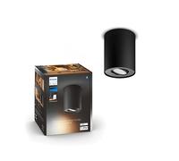 Pillar Single Spot Nero Incl. Oscuratore