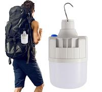 Lampadina Portatile,Lampadina A LED Con Ricarica Via USB,Lampada da Tenda per Campeggio - Per Giardino Patio Magazzino Laboratorio Interno Campeggio Casa Escursionismo Cortile Garage