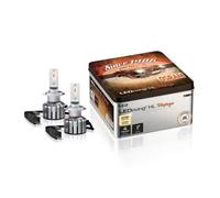 COPPIA LAMPADE OSRAM LED VINTAGE H7 LUCE GIALLA CALDA 2700K +300% LUMINOSITA'