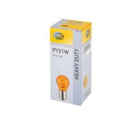 HELLA 8GA 006 841-241 Lampadina - PY21W - Heavy Duty - 24V - 21W - Tipo zoccolo: BAU15s - Scatola - Quantità: 10