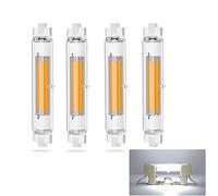 Lampadina R7S LED 78mm Dimmerabile,Lampadina 20W R7s 78mm Led Equivalenti a 200W Lampada Alogena,Lampada R7s LED Lamp Bianco Freddo 6000K,Illuminazione Fascio 360°,2000LM Nessun Sfarfallio,4 Pezzi