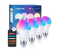 LAMPADINA SMART LEPRO B1 AI Multicolore, Wi-Fi, Bluetooth, comp. Alexa e Google, Dimmerabile