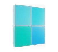Nanoleaf Pacchetto di Espansione Blocks | 4 Mini Quadrati (Richiede Kit Iniziale), Pannelli Decorativi RGBW per Pareti, Luce Diffusa Temperatura Colore regolabile 2700K a 6500K (11,6 x 11,6 cm)