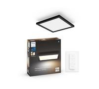 LAMPADINA SMART PHILIPS HUE Aurelle Nero regolabile, Bluetooth, comp. Alexa, Google e Apple