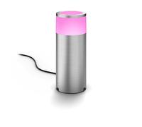 Philips Hue White and Color Ambiance Calla, Palo Smart LED, per Esterni, grande, LED integrato, Luce Bianca e Colorata Dimmerabile, 8W, Alluminio