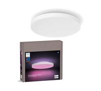 Philips Hue Datura, Pannello LED smart, Piccolo, Rotondo, 38.4 x 38.4 cm | Luce bianca e colorata, Compatibile con Bluetooth, Controllo vocale con Alexa & Apple Home, Smart Home
