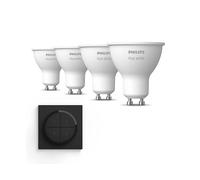 LAMPADINA SMART PHILIPS HUE Kit di espansione White Ambiance GU10 Spot Bluetooth, comp. Alexa, Google