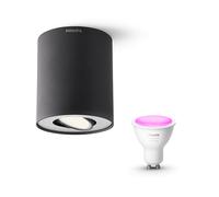 LAMPADINA SMART PHILIPS HUE Pillar 1, comp. Alexa, Dimmerabile, 710 lumen, Luce Bianco e colorata