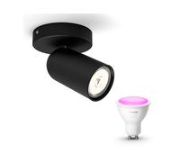 LAMPADINA SMART PHILIPS HUE Pongee Lampada da soffitto, 1x GU10, 710 lumen, luce bianca e colorata