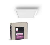 Philips Hue White and Color Ambiance Surimu, Plafoniera Smart Quadrata, Luce Bianca o Colorata, Dimmerabile, 25W, Bianco