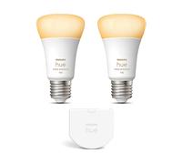 LAMPADINA SMART PHILIPS HUE White Ambiance 2 lampadine LED E27, 340 lumen, luce da bianco caldo a bianco freddo