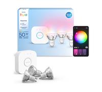 Kit illuminazione smart Bluetooth 4,7W GU10 bianco multi Philips Hue 3 lampadine