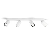 LAMPADINA SMART WIZ Lampada da soffitto Pongee con faretti LED GU10