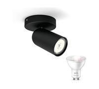 LAMPADINA SMART WIZ Pongee Lampada da soffitto con GU10, 710 lumen, luce bianca e colorata