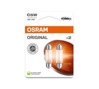 OSRAM ORIGINAL FESTOON - 5W - 12V - Lampadina extra 36mm - CONFEZIONE DA 2