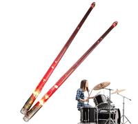 Lampadina Trommelstöcke - 41,6 cm LED Drumsticks Farbwechsel, beleuchtete Schlagzeug Sticks Erwachsene, wiederaufladbare Licht Trommelstöcke | 13 colori Bühnen Effekt Zubehör Musik Performance Part