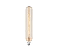 Lampadina tubolare a LED Lucande, E27 4W, Ø 6 cm, ambra, 2700K LUCANDE