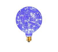 Lampadina Vintage,KINGCOO G95 E27 3W Globe Edison Lampada Lampadine LED Luce Stella Lampadine a Incandescenza per Bambini Atmosfera,per Interni e Lampadine a Risparmio Energetico per Casa (Blu)