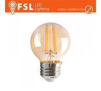 Lampadina Vintage LED Sfera Ambra E27 4W 330LM Luce Calda 2200K Retro