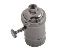 Lampadina vintage stile Edison per base a vite E27 con design industriale e compatibilità 110 V 250 V per illuminazione ambientale in ambienti residenziali (nero)