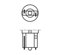 Bosch Lampada a incandescenza Pure Light PBT5 2,3W 12V - 10 pezzi
