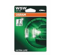 Lampadine 2X Originali Osram ULTRA LIFE / Attacco T10 W5W 12V 5W