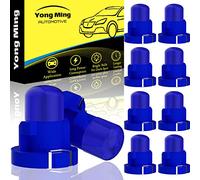 Lampadine a cuneo a led T3 blu neo 12V per controllo del riscaldatore climatico luci di accensione pannello strumentale pannello di controllo del cruscotto lampade interne, 10 confezioni