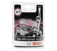 Lampadine Alogene H7 Plus 200 Gigalight 12 V 55 W con il 200% di Luce in più