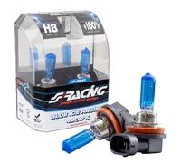 H8 Blue Ice Racing alogena 2 pezzi 600 lm 4200°K 35W 12V
