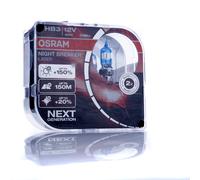 Lampadine alogene Osram HB3 12V 3200K gialle 60W P20d, 2 pezzi