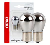Lampadine alogene PY21W 12V21W BAU15S LumiTec cromate arancioni, 2 pezzi. AMIO-0