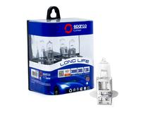 Lampadine alogene Sparco H3 12V 3000K gialle 55W PK22s, 2 pezzi