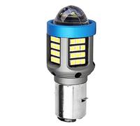 Lampadine Anteriori per Moto Aramox, Lampadina per Faro per Moto a LED Bianca Lampadine Anteriori per Moto in Lega di Alluminio Ad Alta luminosità e Ampia Vista (BA20D)