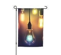 Lampadine Bandiera da giardino 30,5 x 45,7 cm a doppia faccia primavera estate bandiera decorativa da cortile piccola bandiera stagionale decorazione esterna vacanza